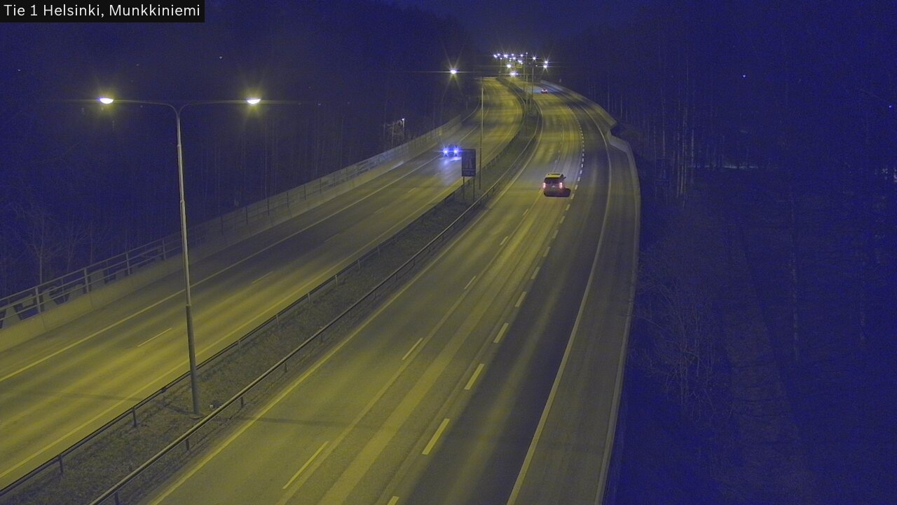 Weather Camera Image Väg 1 Helsingfors, Munksnäs, Helsinki, Uusimaa