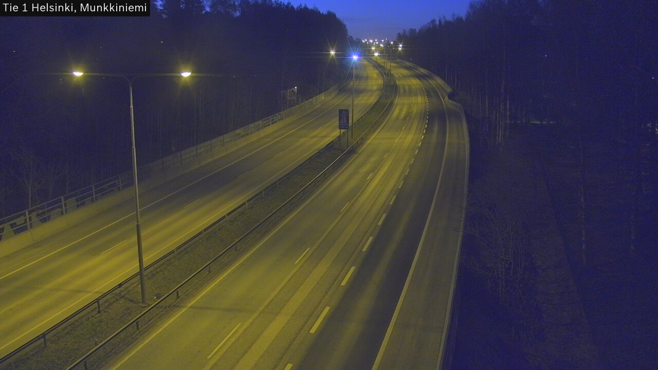 Weather Camera Image Väg 1 Helsingfors, Munksnäs, Helsinki, Uusimaa