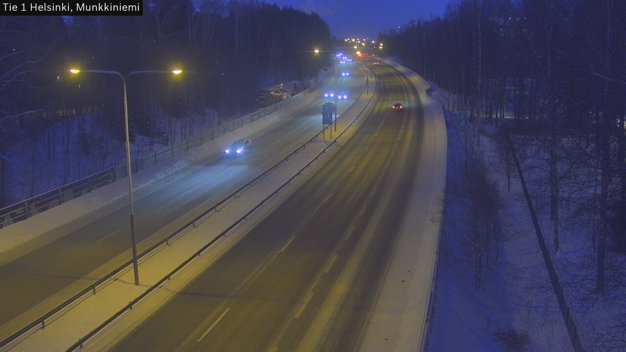 Weather Camera Image Road 1 Helsinki, Munkkiniemi, Helsinki, Uusimaa