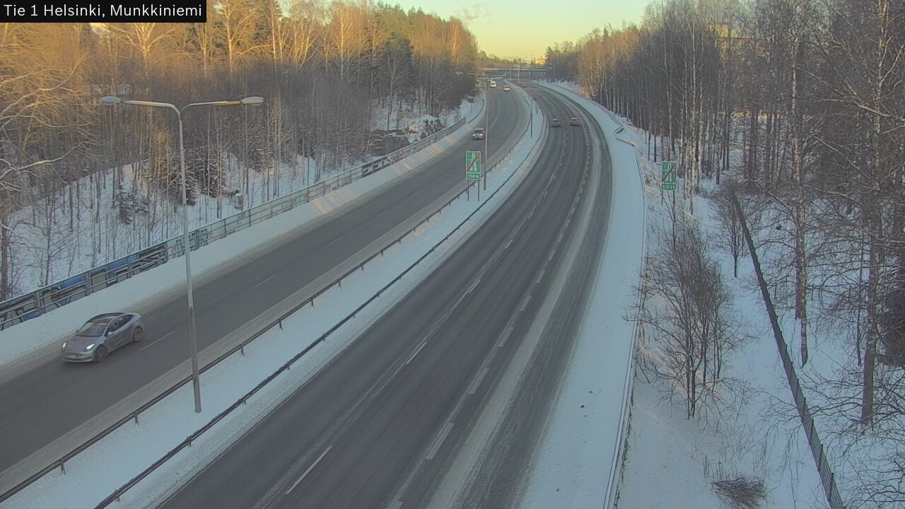 Weather Camera Image Road 1 Helsinki, Munkkiniemi, Helsinki, Uusimaa