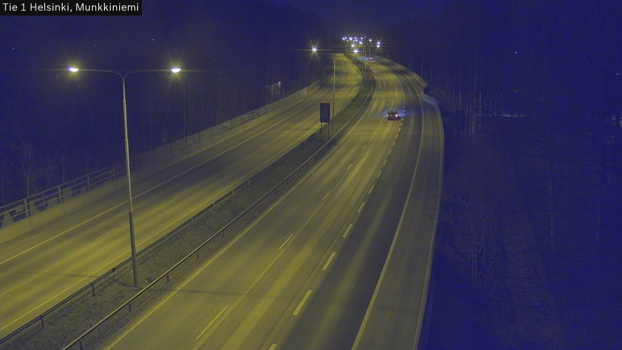 Weather Camera Image Väg 1 Helsingfors, Munksnäs, Helsinki, Uusimaa