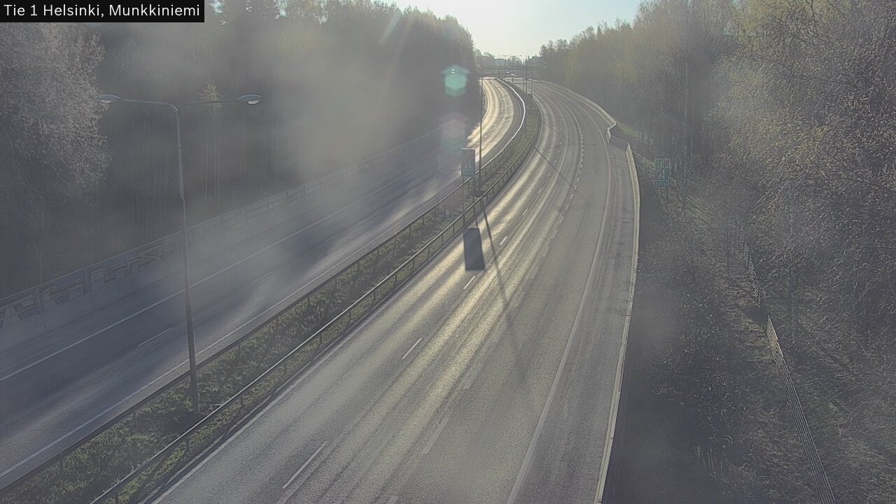 Weather Camera Image Väg 1 Helsingfors, Munksnäs, Helsinki, Uusimaa