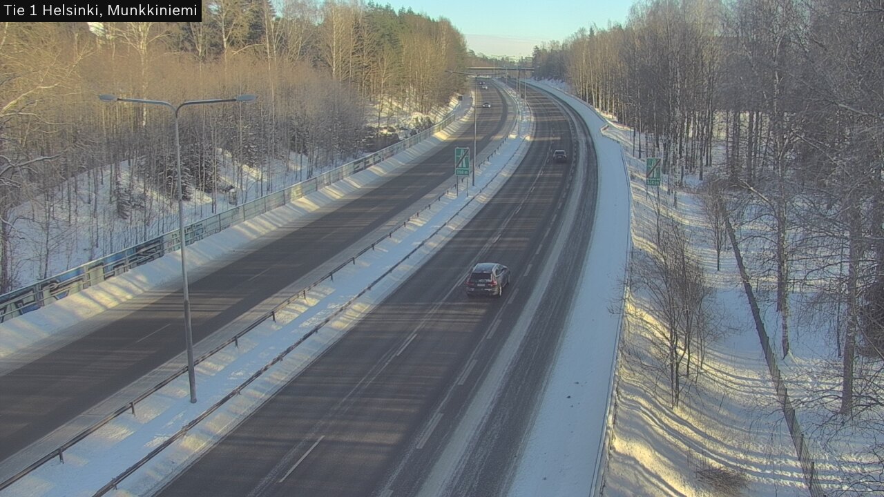 Weather Camera Image Road 1 Helsinki, Munkkiniemi, Helsinki, Uusimaa