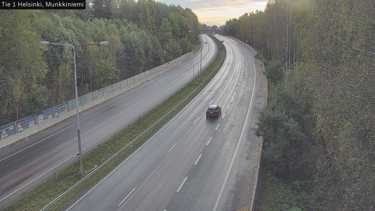 Weather Camera Image Road 1 Helsinki, Munkkiniemi, Helsinki, Uusimaa