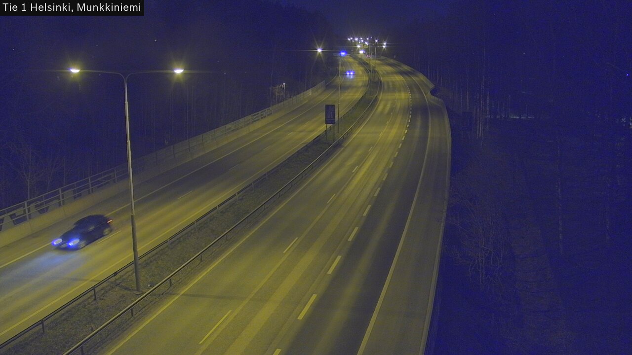Weather Camera Image Road 1 Helsinki, Munkkiniemi, Helsinki, Uusimaa