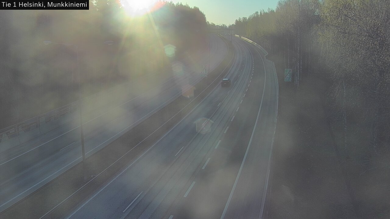 Weather Camera Image Väg 1 Helsingfors, Munksnäs, Helsinki, Uusimaa