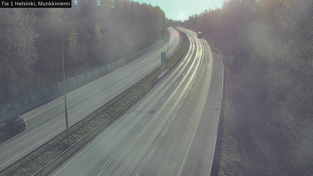 Weather Camera Image Väg 1 Helsingfors, Munksnäs, Helsinki, Uusimaa