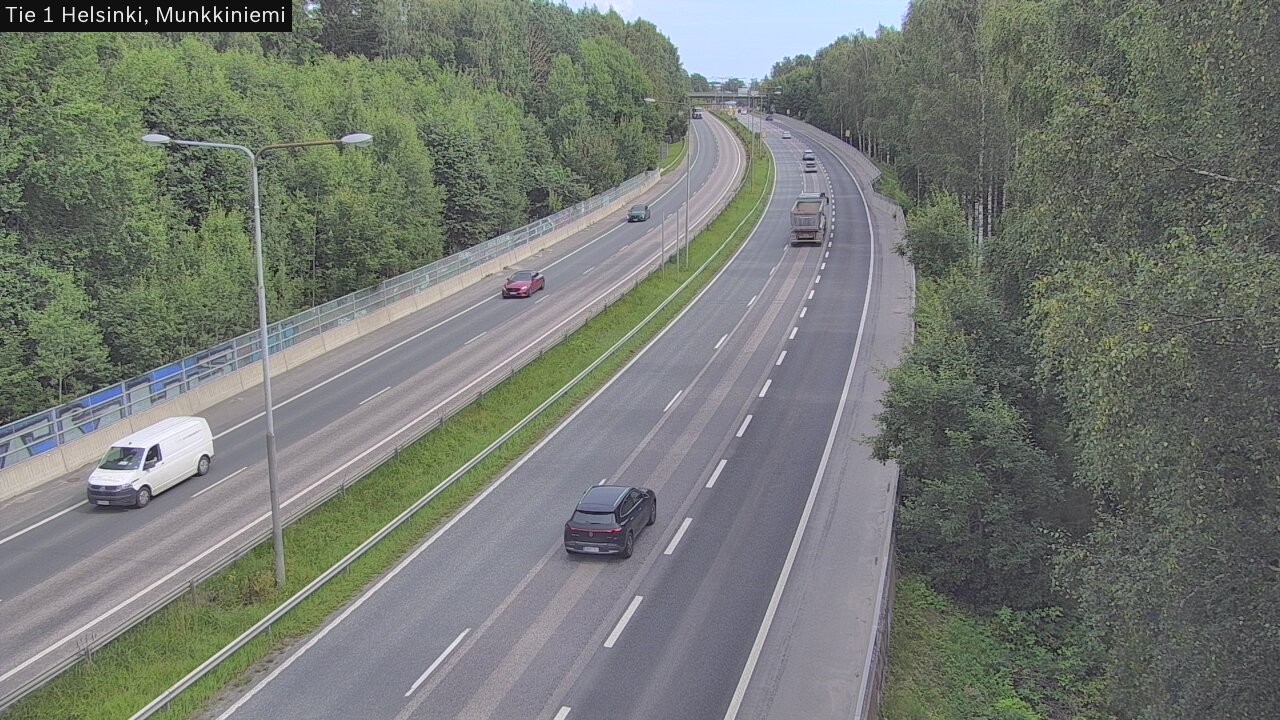 Weather Camera Image Road 1 Helsinki, Munkkiniemi, Helsinki, Uusimaa