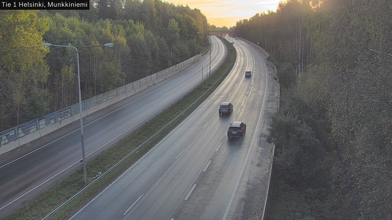 Weather Camera Image Road 1 Helsinki, Munkkiniemi, Helsinki, Uusimaa