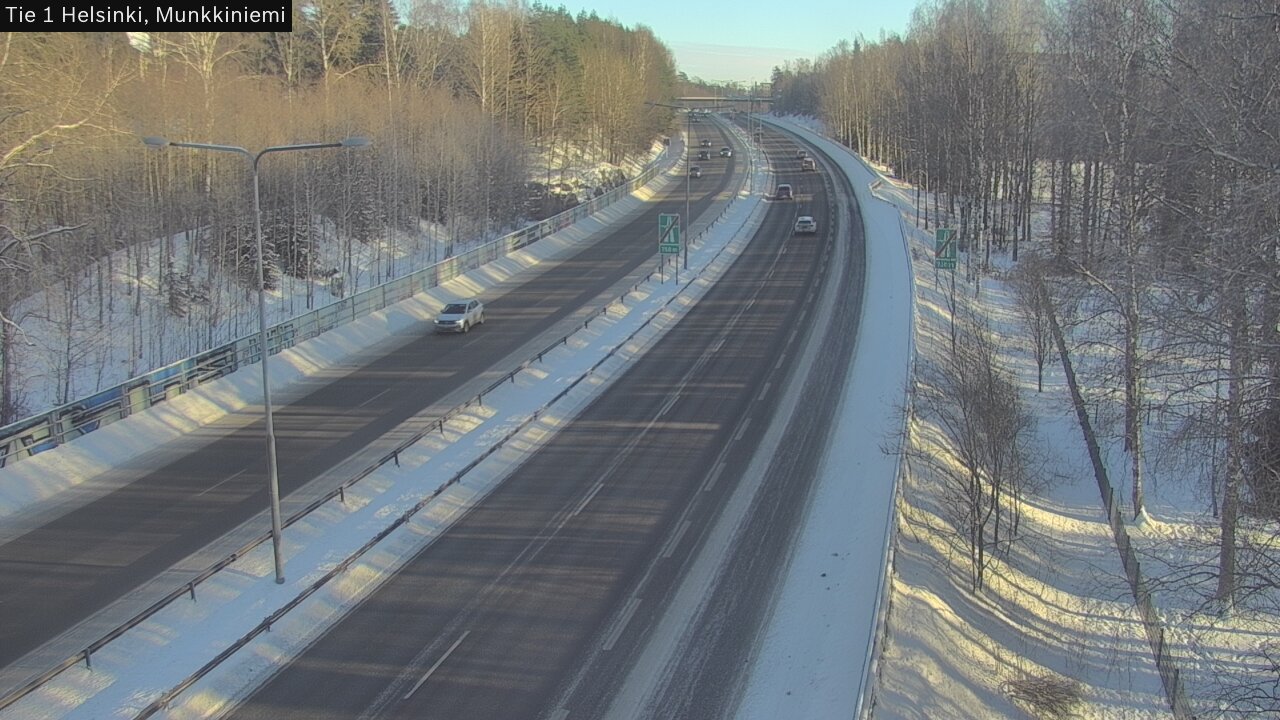 Weather Camera Image Road 1 Helsinki, Munkkiniemi, Helsinki, Uusimaa