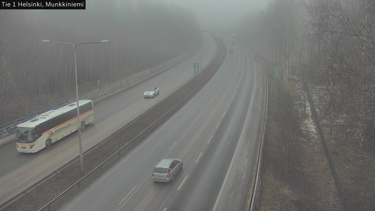 Weather Camera Image Road 1 Helsinki, Munkkiniemi, Helsinki, Uusimaa