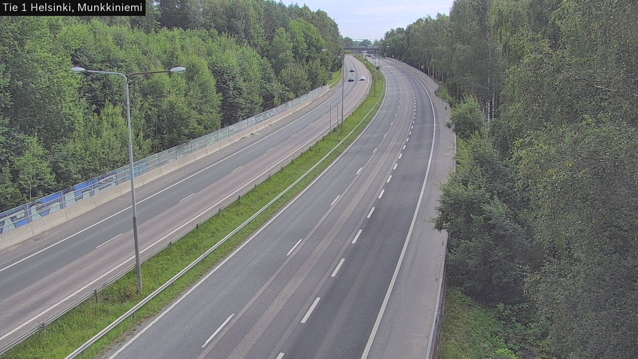 Weather Camera Image Road 1 Helsinki, Munkkiniemi, Helsinki, Uusimaa