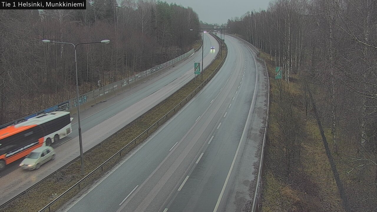Weather Camera Image Väg 1 Helsingfors, Munksnäs, Helsinki, Uusimaa