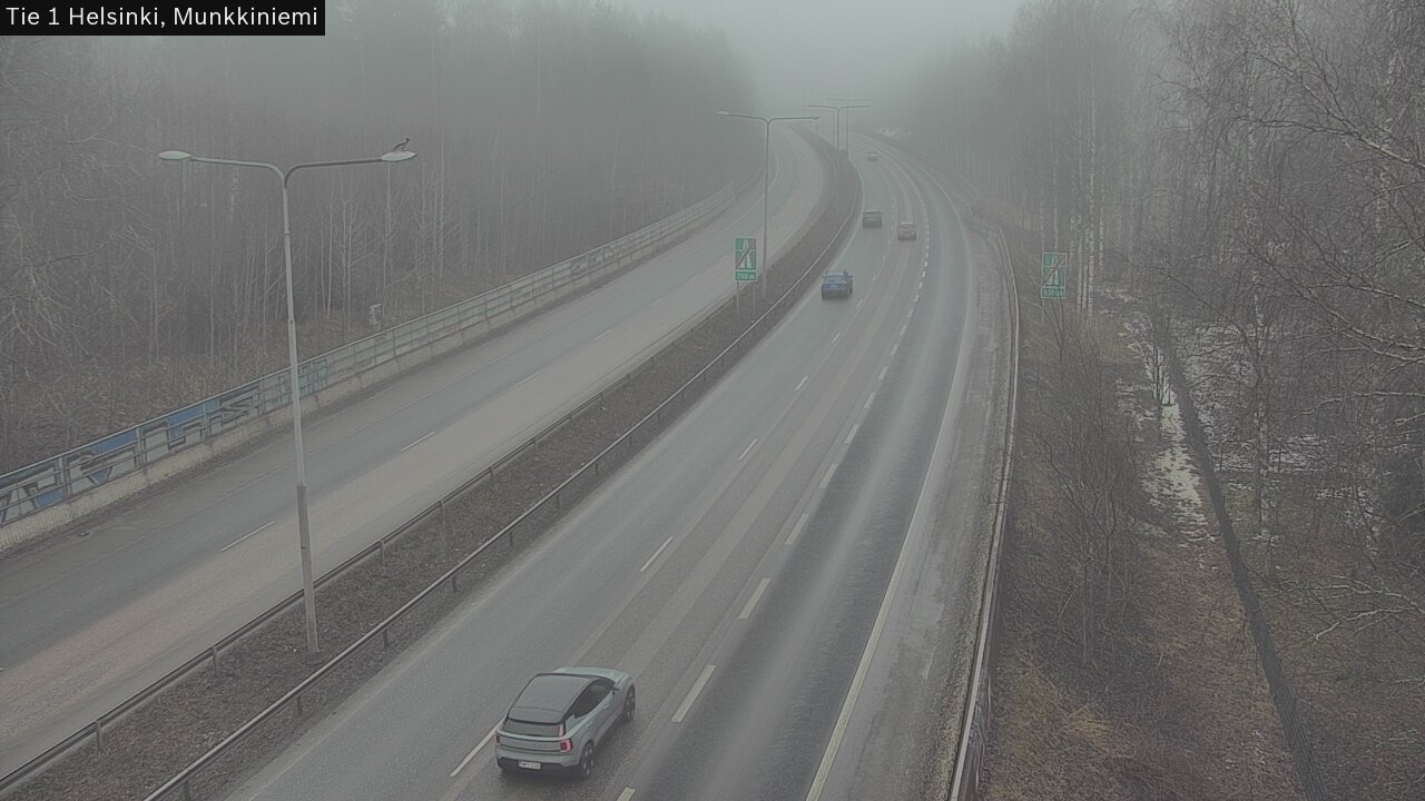 Weather Camera Image Road 1 Helsinki, Munkkiniemi, Helsinki, Uusimaa