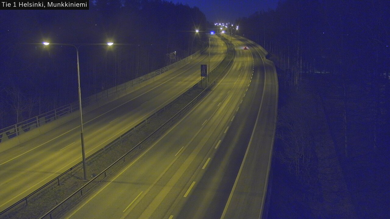 Weather Camera Image Väg 1 Helsingfors, Munksnäs, Helsinki, Uusimaa