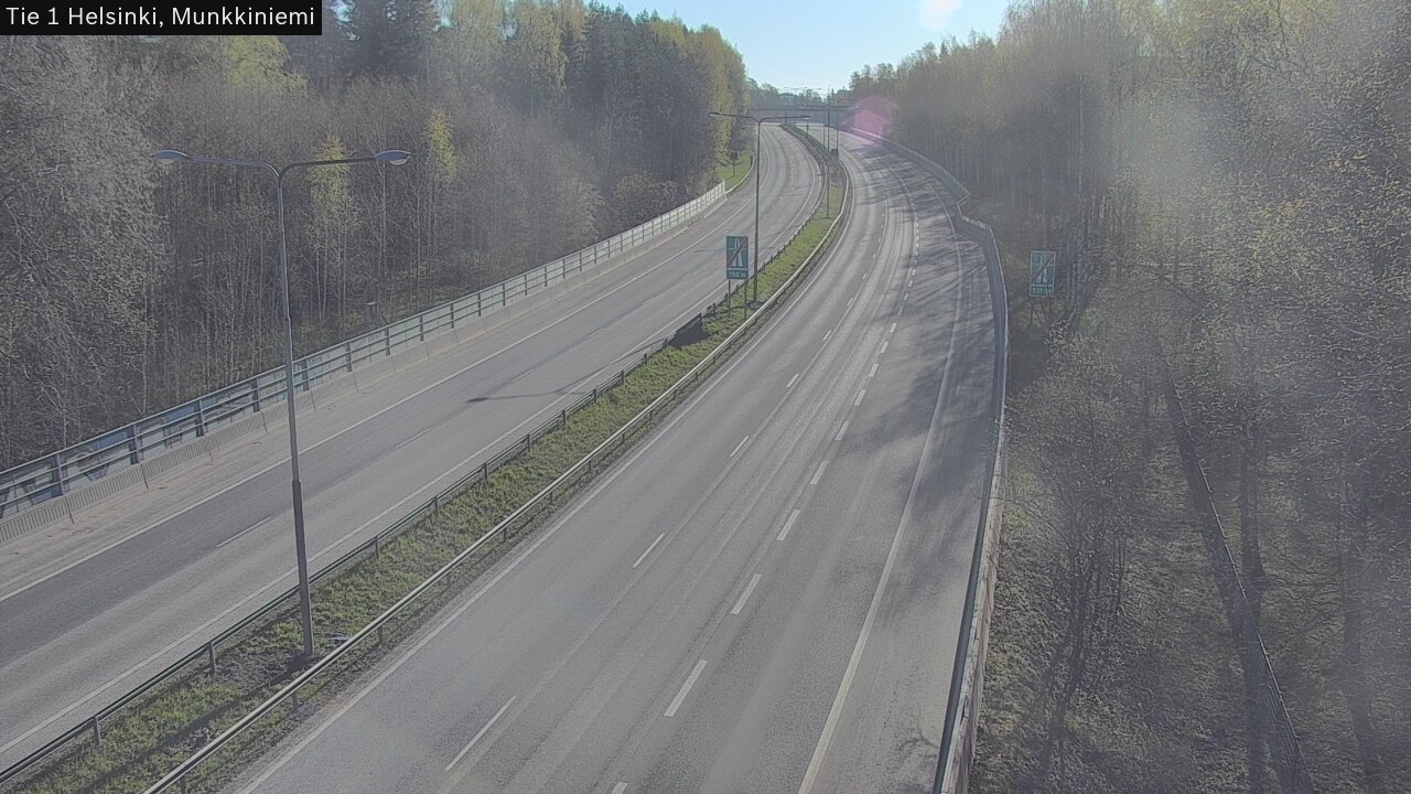 Weather Camera Image Väg 1 Helsingfors, Munksnäs, Helsinki, Uusimaa