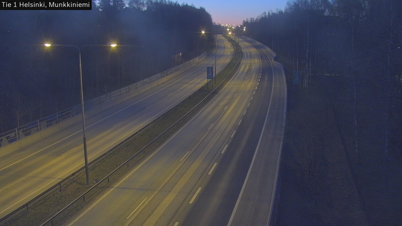 Weather Camera Image Väg 1 Helsingfors, Munksnäs, Helsinki, Uusimaa