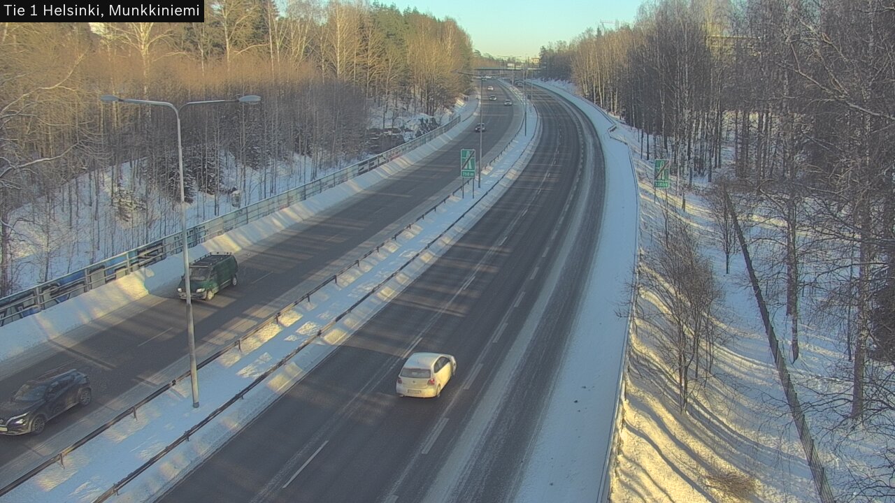 Weather Camera Image Road 1 Helsinki, Munkkiniemi, Helsinki, Uusimaa