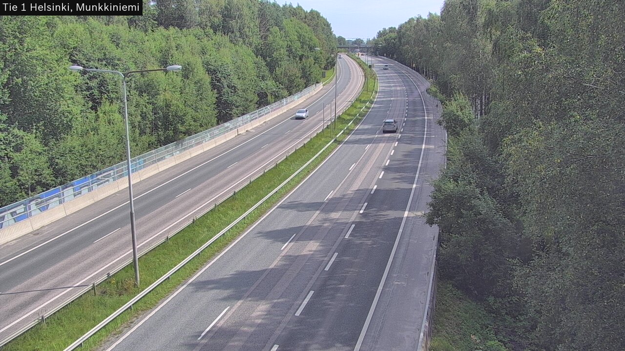 Weather Camera Image Road 1 Helsinki, Munkkiniemi, Helsinki, Uusimaa