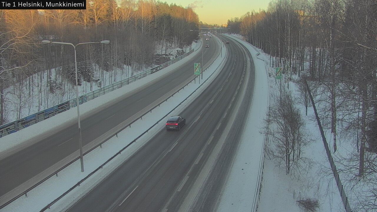 Weather Camera Image Road 1 Helsinki, Munkkiniemi, Helsinki, Uusimaa
