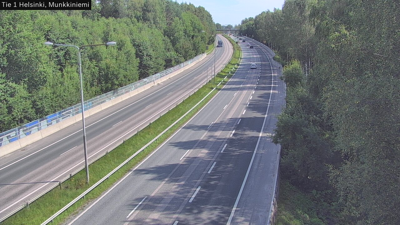 Weather Camera Image Road 1 Helsinki, Munkkiniemi, Helsinki, Uusimaa
