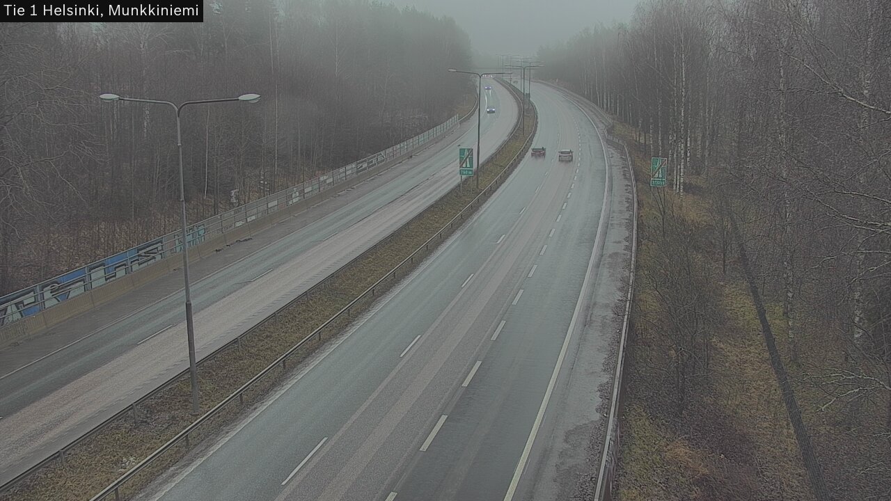 Weather Camera Image Väg 1 Helsingfors, Munksnäs, Helsinki, Uusimaa