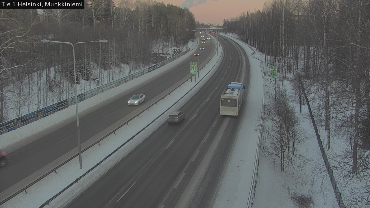 Weather Camera Image Road 1 Helsinki, Munkkiniemi, Helsinki, Uusimaa