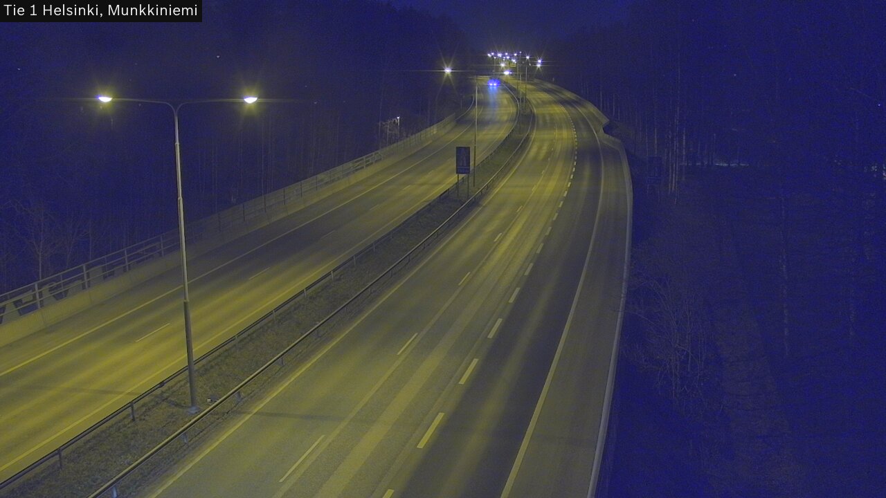 Weather Camera Image Road 1 Helsinki, Munkkiniemi, Helsinki, Uusimaa