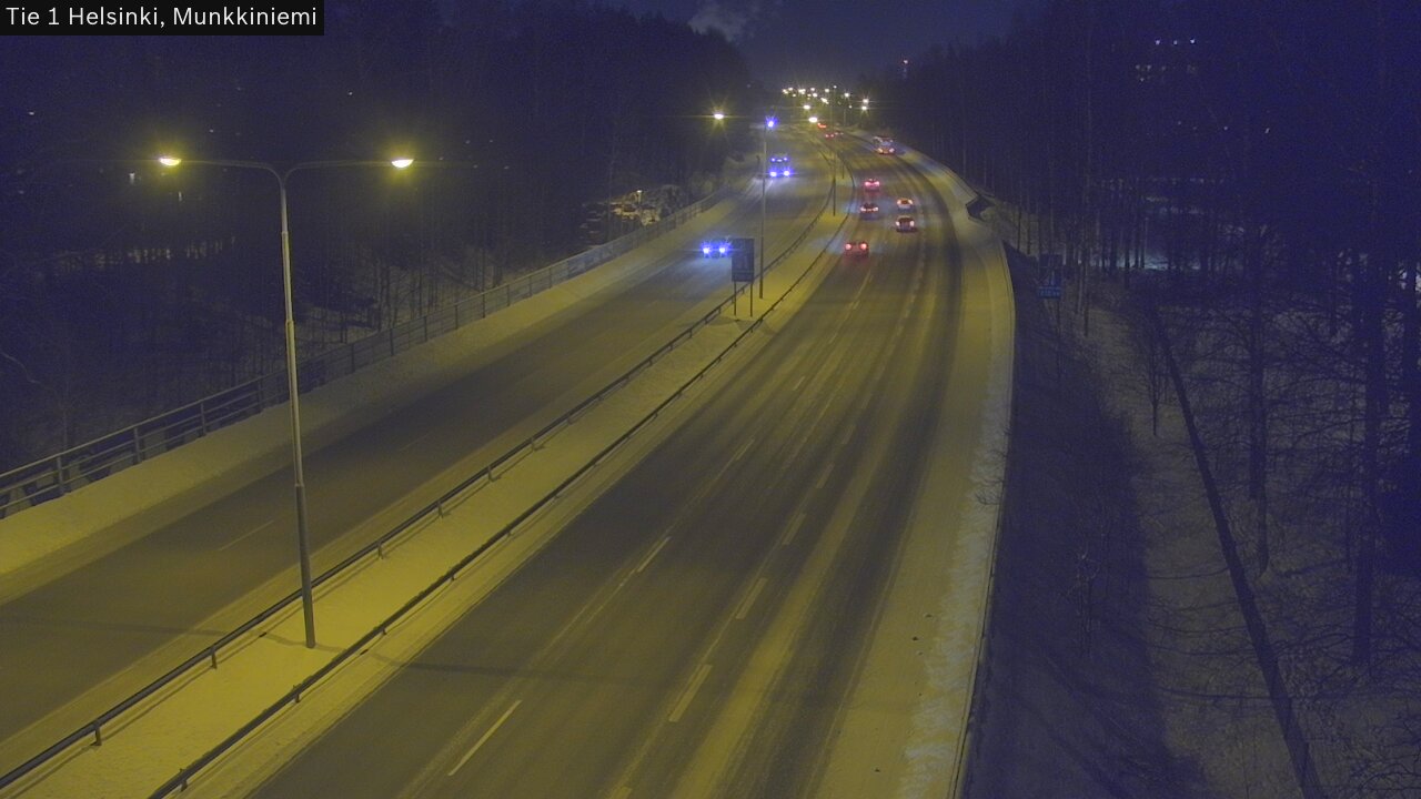 Weather Camera Image Road 1 Helsinki, Munkkiniemi, Helsinki, Uusimaa