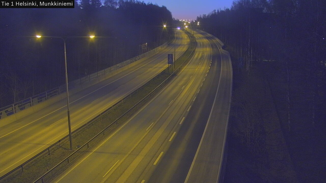 Weather Camera Image Väg 1 Helsingfors, Munksnäs, Helsinki, Uusimaa