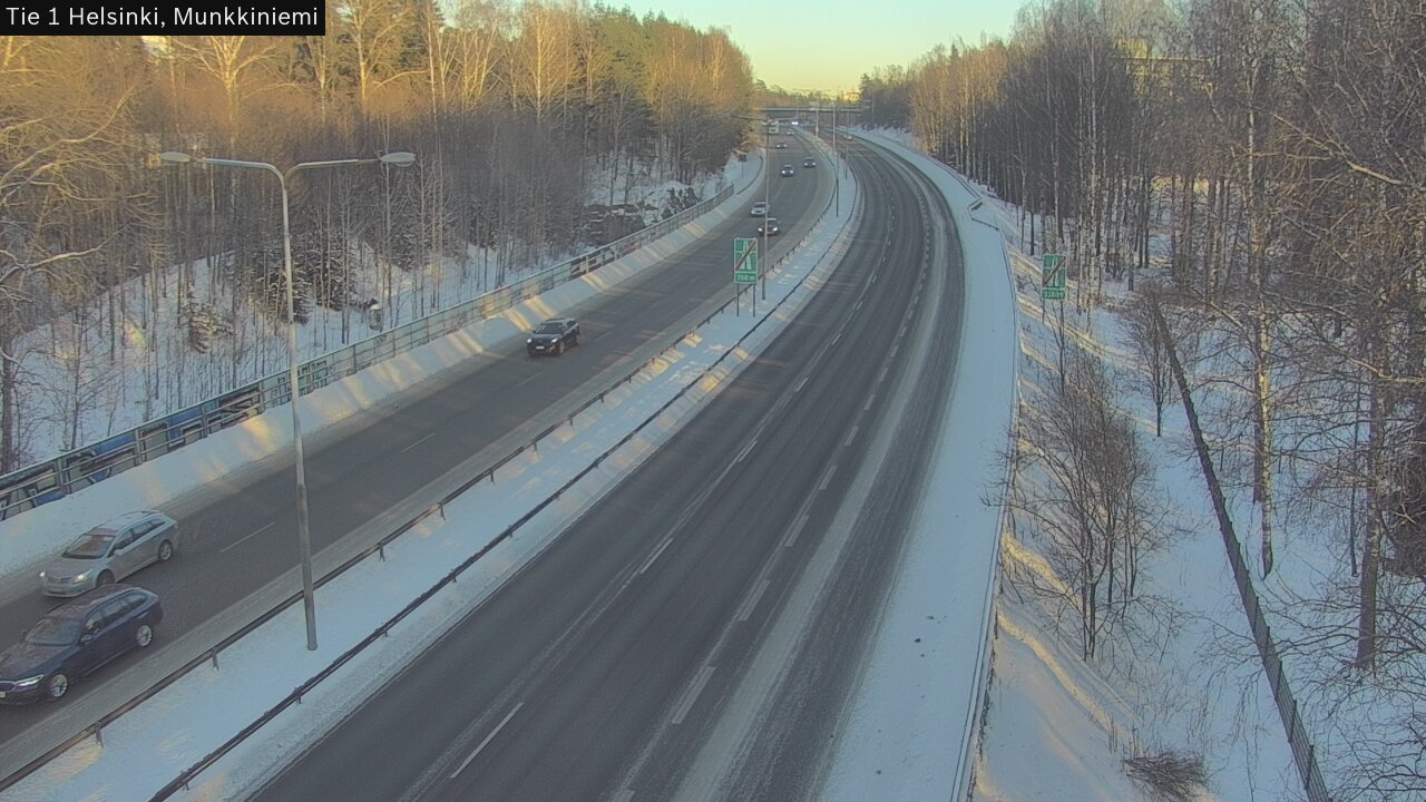 Weather Camera Image Road 1 Helsinki, Munkkiniemi, Helsinki, Uusimaa