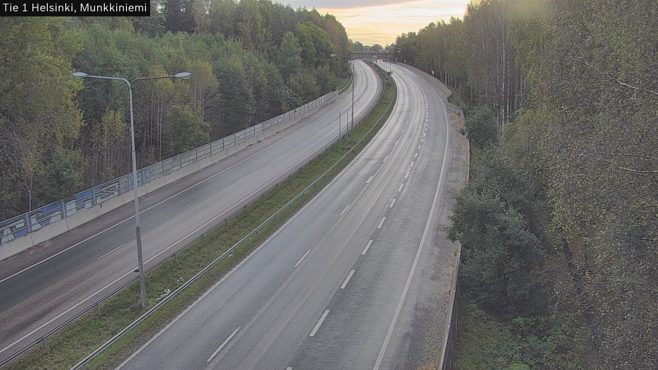 Weather Camera Image Road 1 Helsinki, Munkkiniemi, Helsinki, Uusimaa