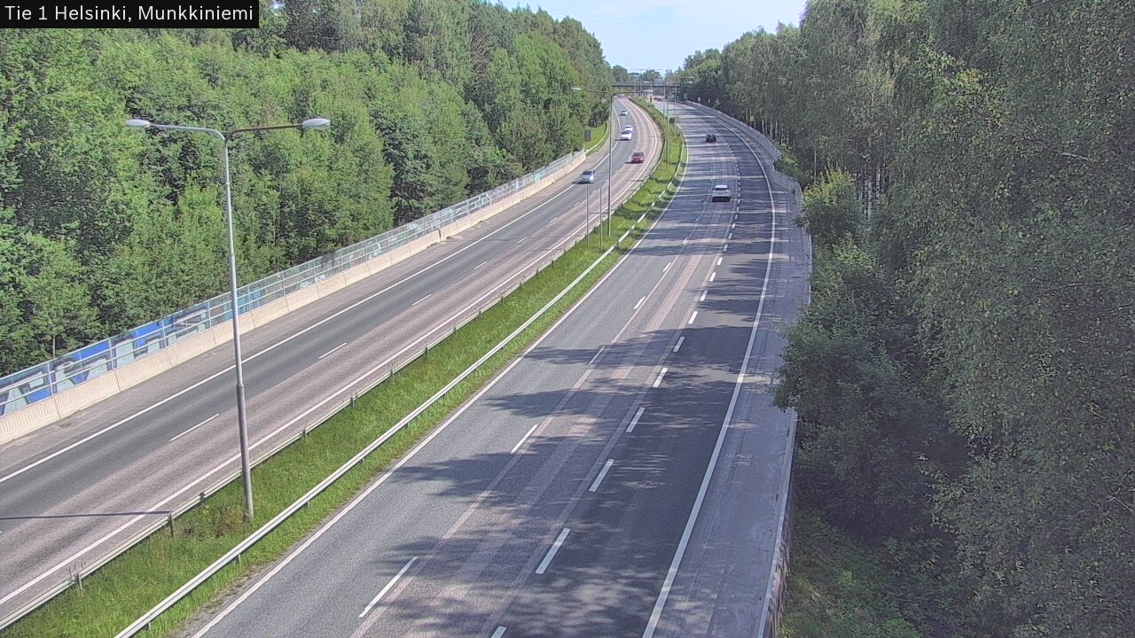 Weather Camera Image Road 1 Helsinki, Munkkiniemi, Helsinki, Uusimaa