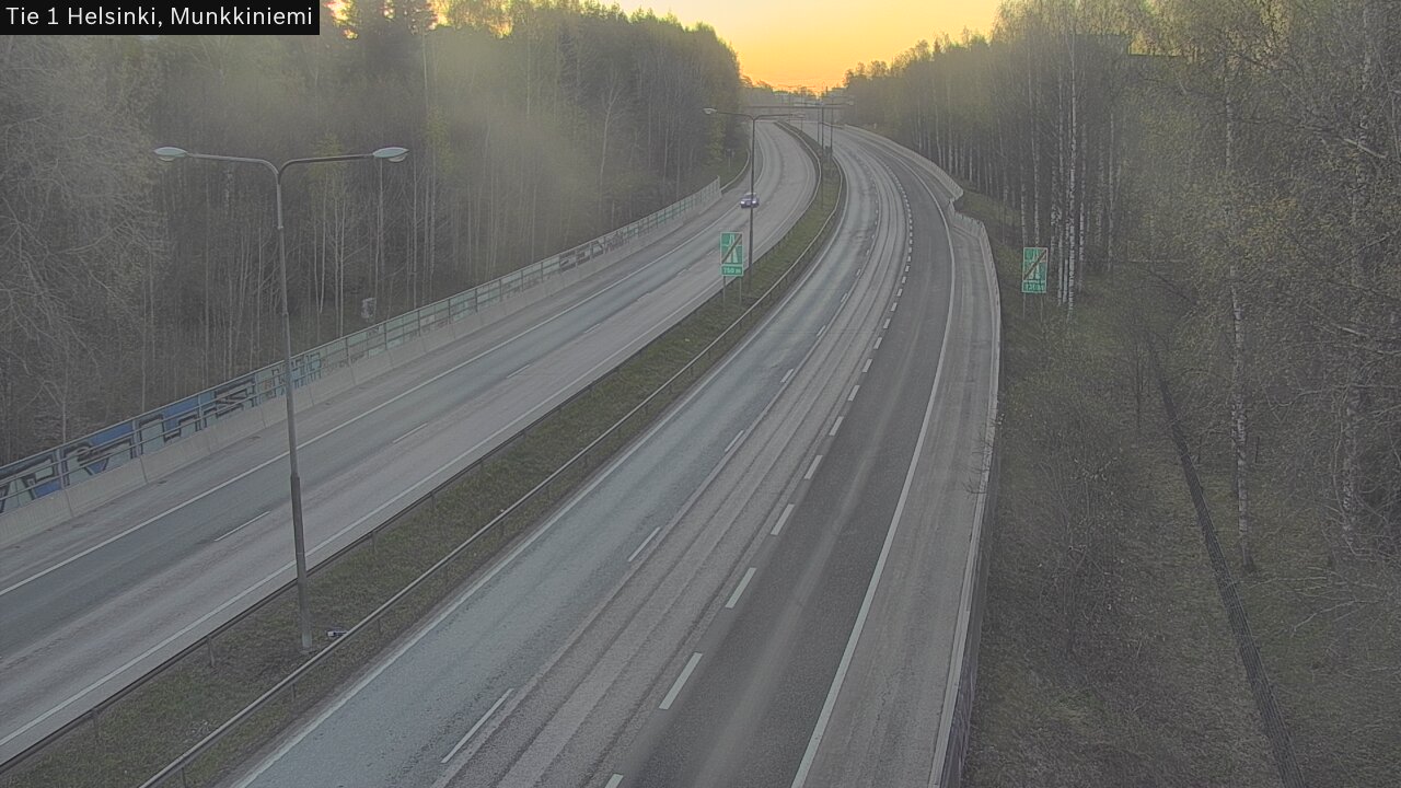 Weather Camera Image Väg 1 Helsingfors, Munksnäs, Helsinki, Uusimaa