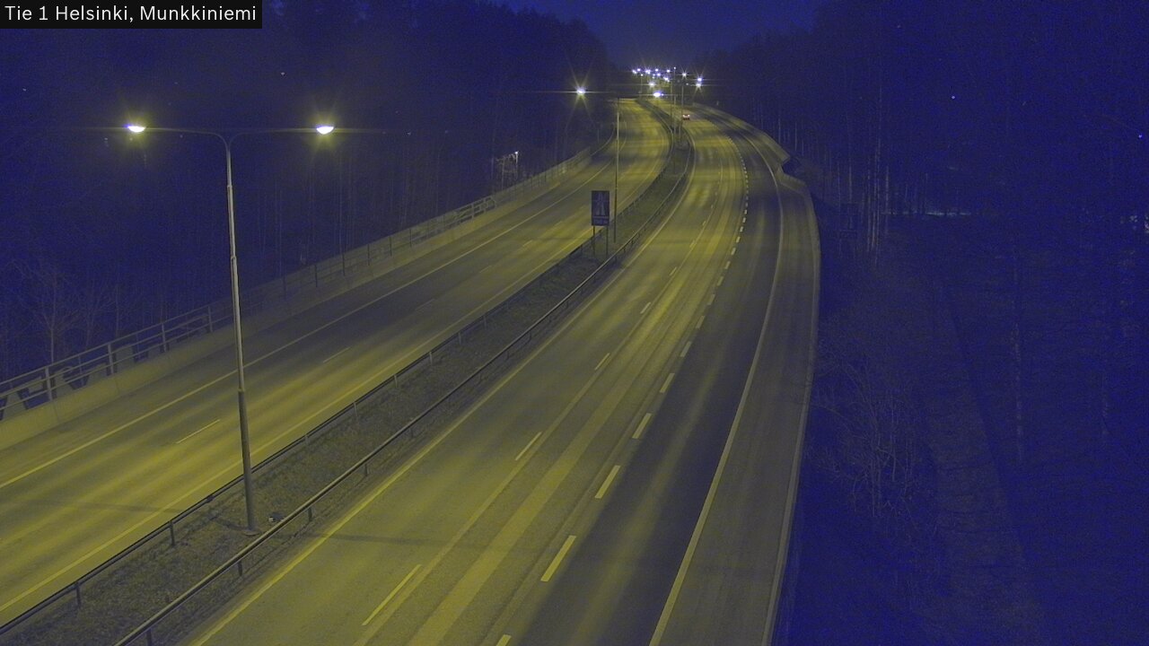 Weather Camera Image Väg 1 Helsingfors, Munksnäs, Helsinki, Uusimaa
