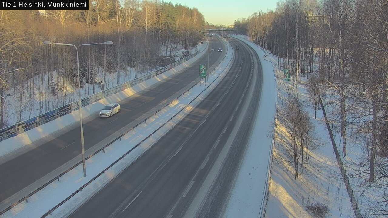 Weather Camera Image Road 1 Helsinki, Munkkiniemi, Helsinki, Uusimaa