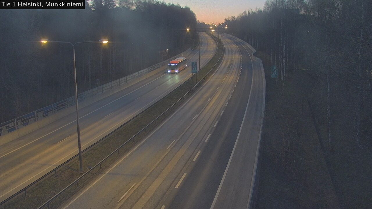 Weather Camera Image Väg 1 Helsingfors, Munksnäs, Helsinki, Uusimaa