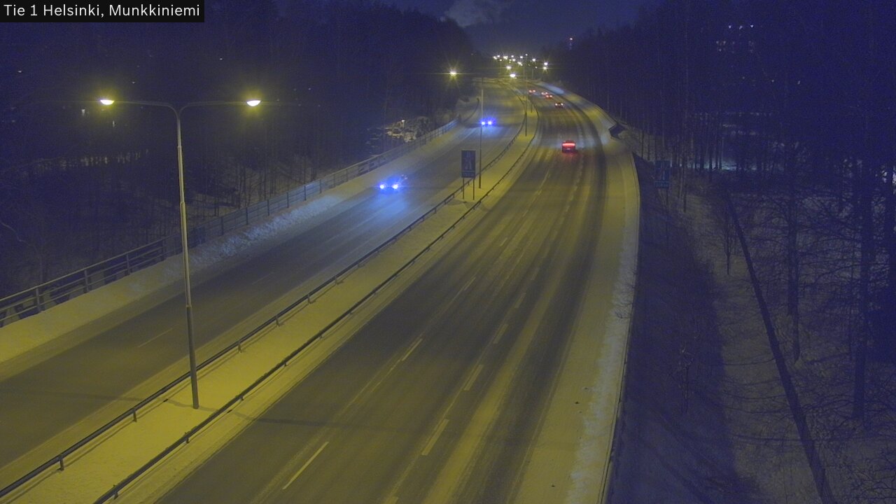 Weather Camera Image Road 1 Helsinki, Munkkiniemi, Helsinki, Uusimaa