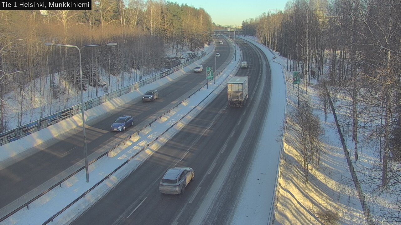 Weather Camera Image Road 1 Helsinki, Munkkiniemi, Helsinki, Uusimaa