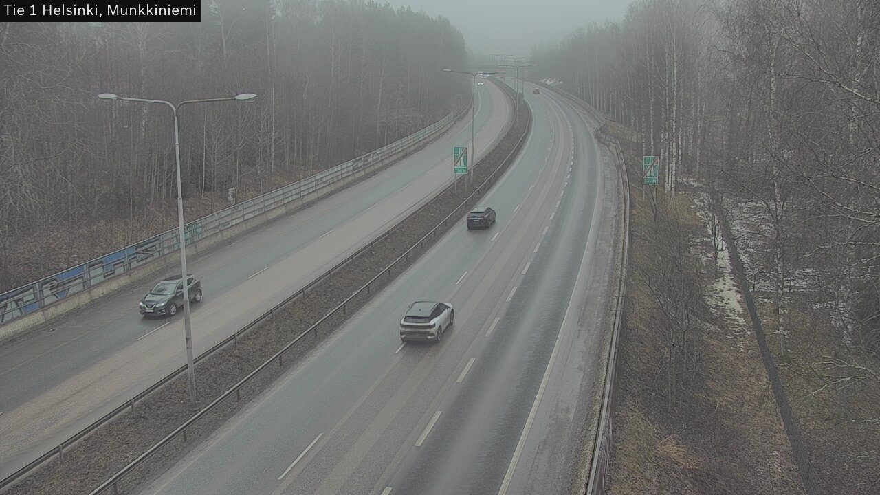 Weather Camera Image Road 1 Helsinki, Munkkiniemi, Helsinki, Uusimaa