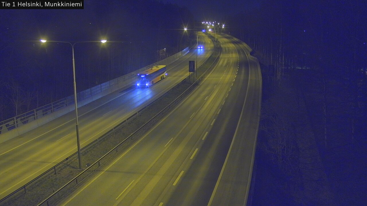 Weather Camera Image Väg 1 Helsingfors, Munksnäs, Helsinki, Uusimaa