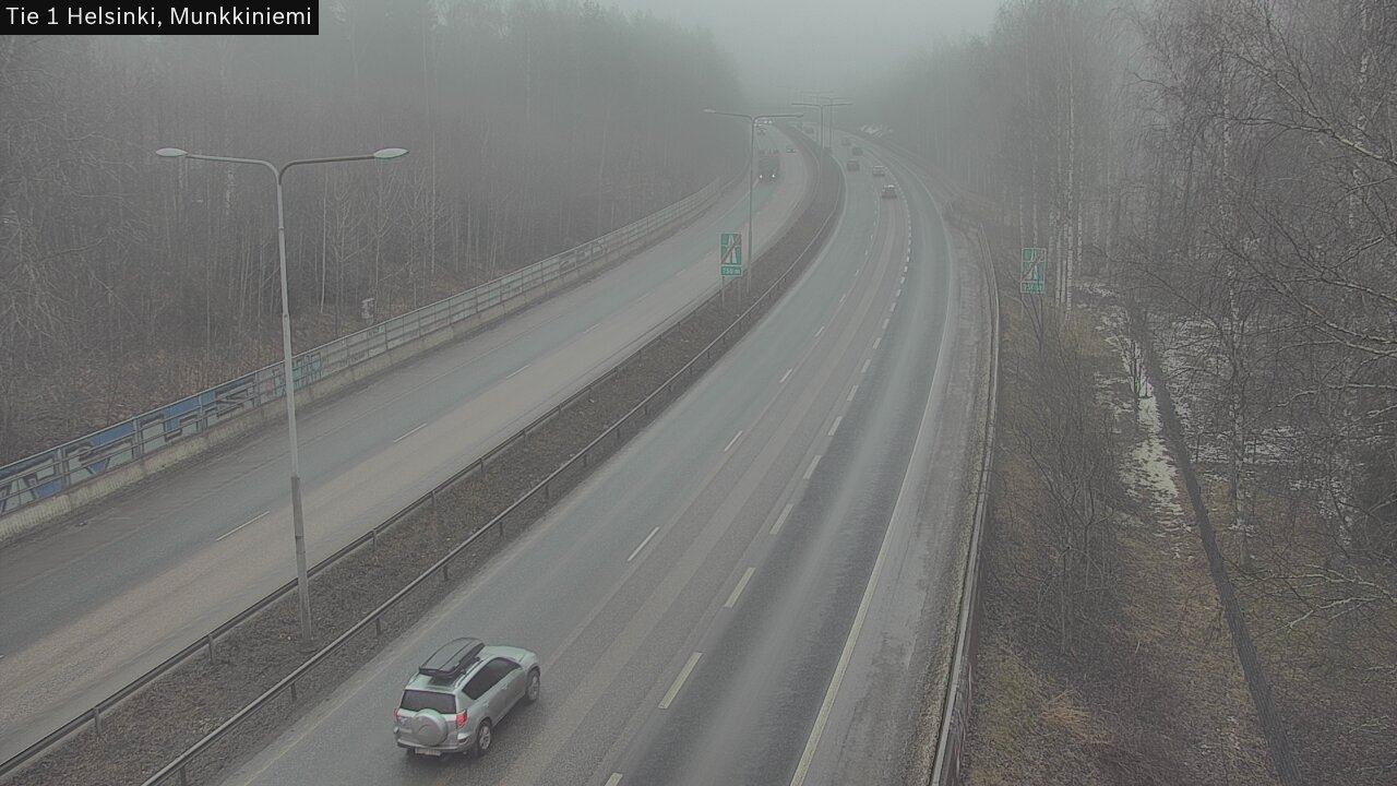 Weather Camera Image Road 1 Helsinki, Munkkiniemi, Helsinki, Uusimaa