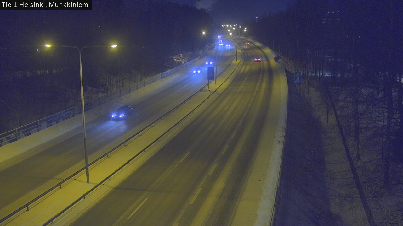 Weather Camera Image Väg 1 Helsingfors, Munksnäs, Helsinki, Uusimaa