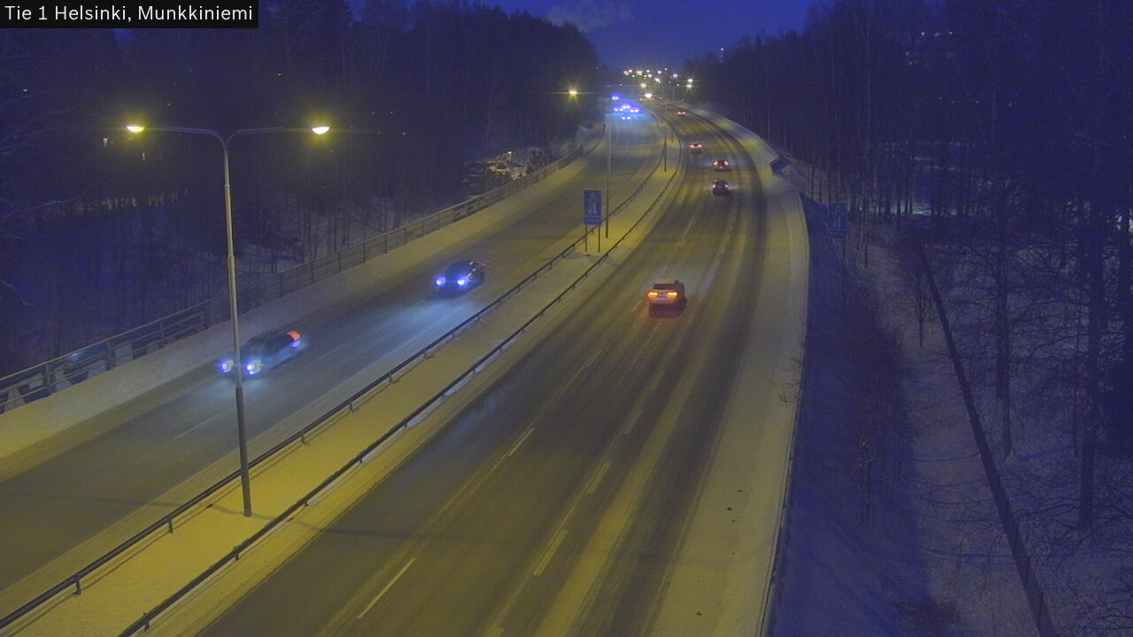 Weather Camera Image Road 1 Helsinki, Munkkiniemi, Helsinki, Uusimaa