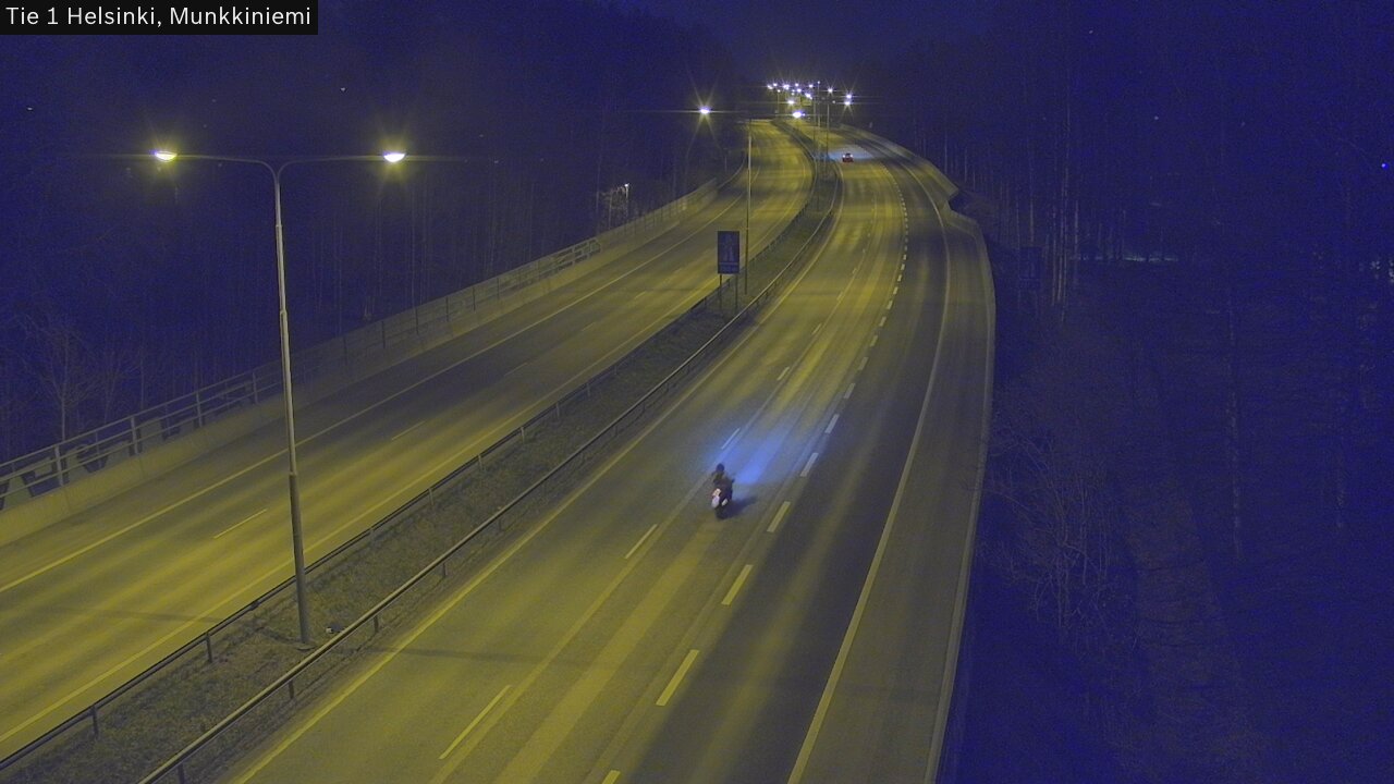 Weather Camera Image Road 1 Helsinki, Munkkiniemi, Helsinki, Uusimaa