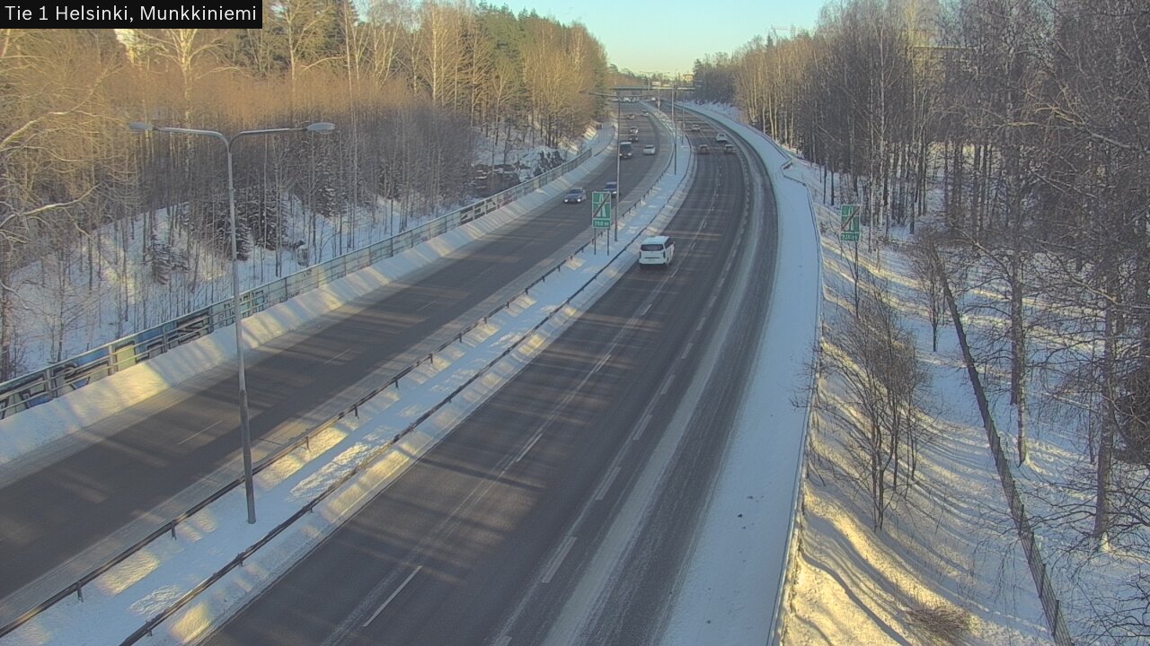 Weather Camera Image Road 1 Helsinki, Munkkiniemi, Helsinki, Uusimaa