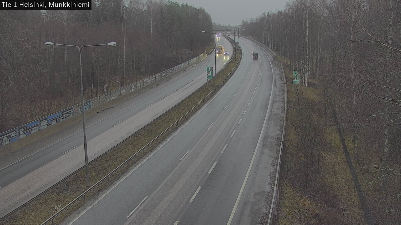 Weather Camera Image Väg 1 Helsingfors, Munksnäs, Helsinki, Uusimaa