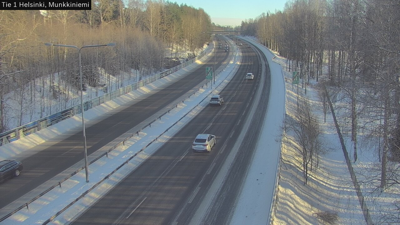 Weather Camera Image Road 1 Helsinki, Munkkiniemi, Helsinki, Uusimaa