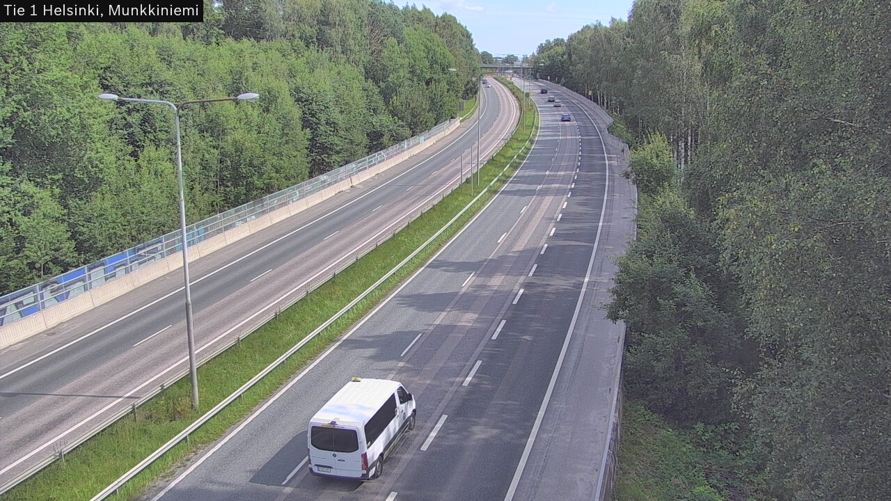 Weather Camera Image Road 1 Helsinki, Munkkiniemi, Helsinki, Uusimaa