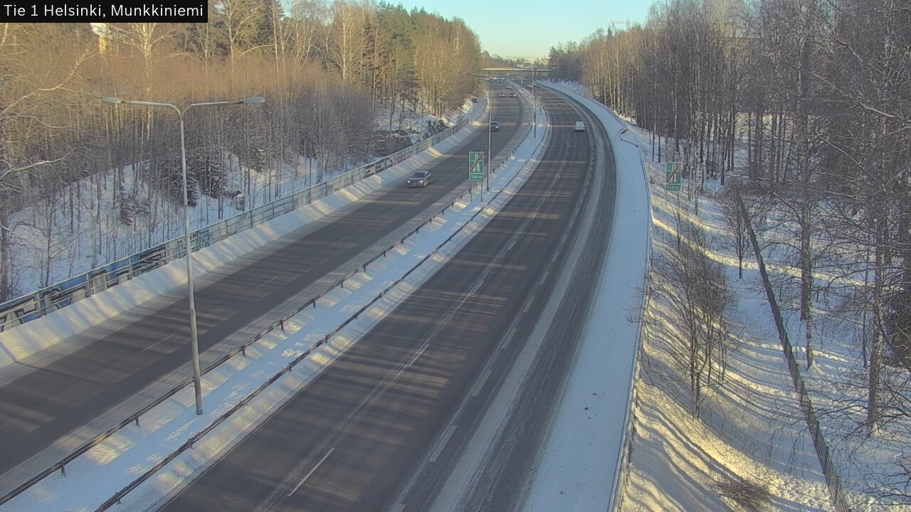 Weather Camera Image Road 1 Helsinki, Munkkiniemi, Helsinki, Uusimaa